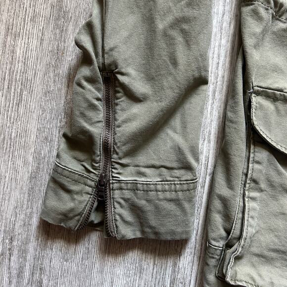 GAP Army/Olive Green Button Down Front Pockets Chore/Barn/Utility Coat Size XL - Picture 4 of 12